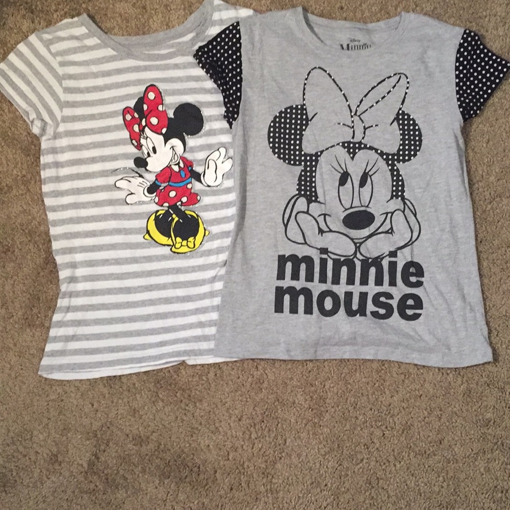 Two Minnie Mouse Shirts
